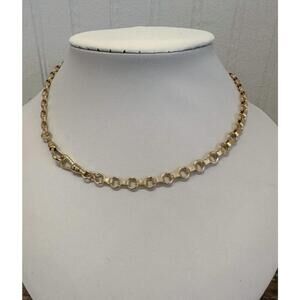 NEW AZI RASSON women's 16-18" necklace in gold filled chain